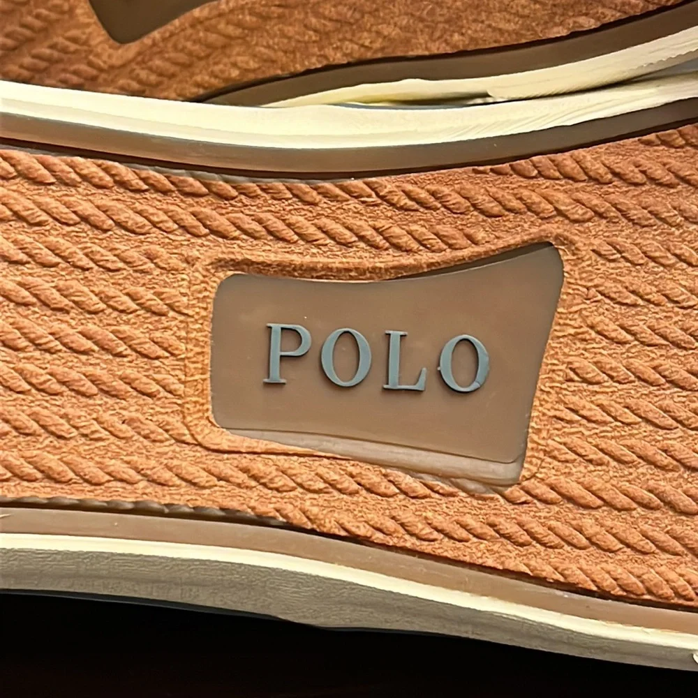Polo Ralph Lauren Thorton II SK VLC boat deck shoes sneakers Banana Peel Men’s